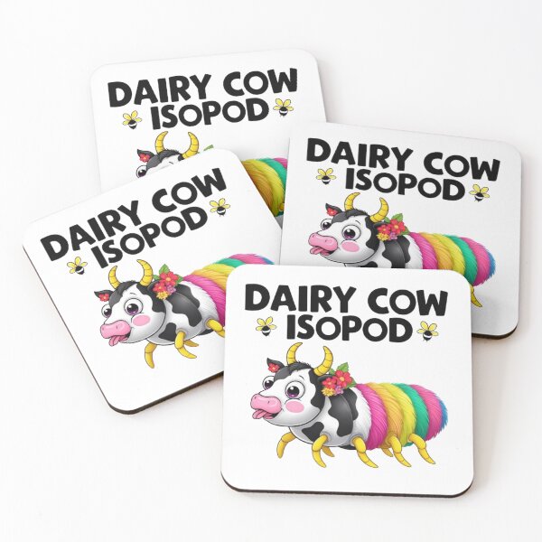 Item preview, Barnyard Beauty: Elegant Dairy Cow Isopod Designs designed and sold by RabiaDesigns.