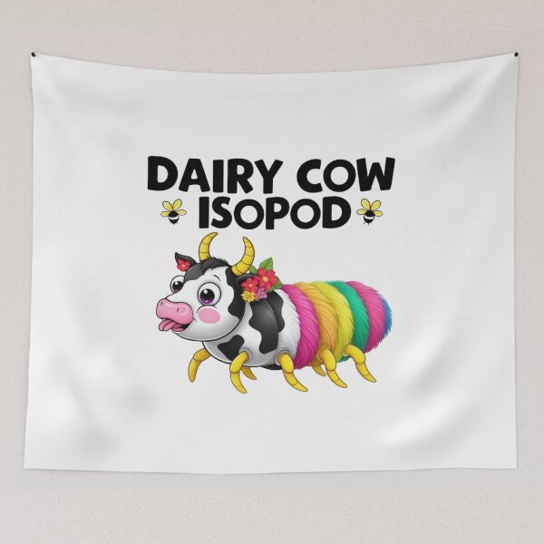 Item preview, Barnyard Beauty: Elegant Dairy Cow Isopod Designs designed and sold by RabiaDesigns.