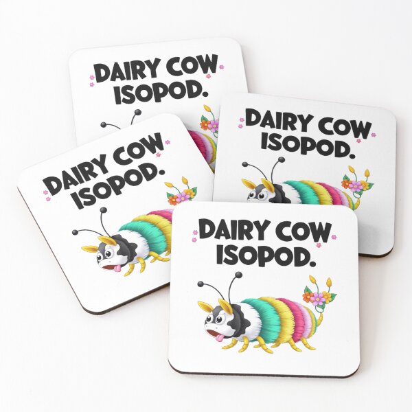 Item preview,  Cow-Inspired Charm: Distinctive Dairy Cow Isopod Art designed and sold by RabiaDesigns.