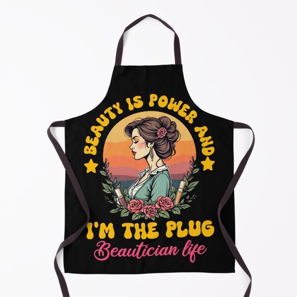 Item preview, Beautician | Beauty is Power and I'm the plug - Beautician Life designed and sold by TheInkyOwl-TIO.