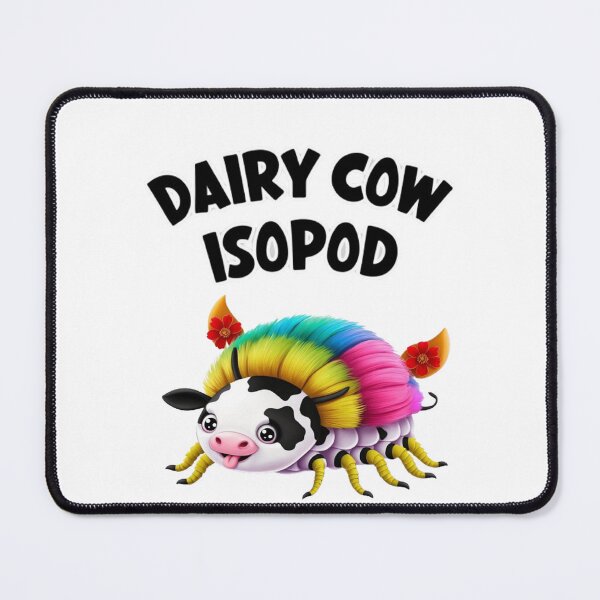 Item preview, "Milk Farm Magic: Artful Dairy Cow Isopod Designs" designed and sold by RabiaDesigns.