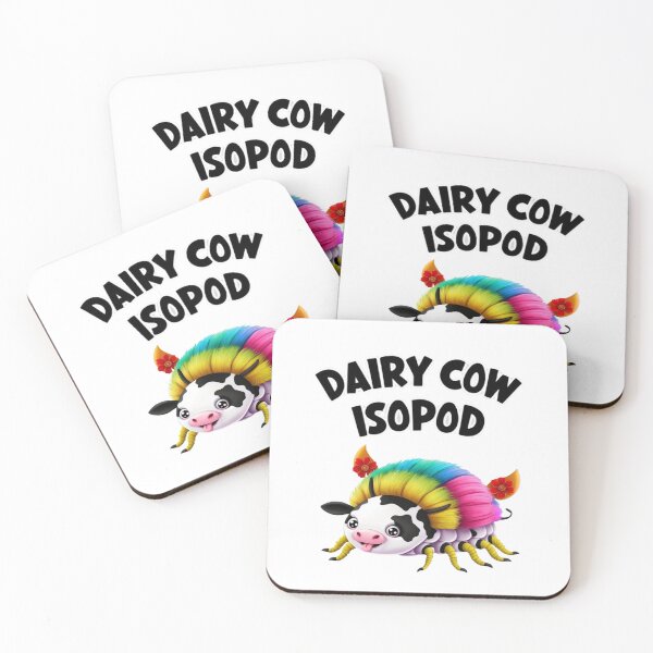 Item preview, "Milk Farm Magic: Artful Dairy Cow Isopod Designs" designed and sold by RabiaDesigns.
