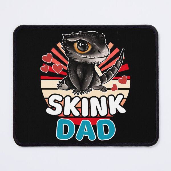 Item preview, Cute Red Eyed Crocodile Skink Dad designed and sold by BeataY6Art.