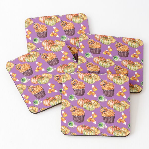 Item preview, Halloween Sweets Purple Pattern designed and sold by Katariina Purru.