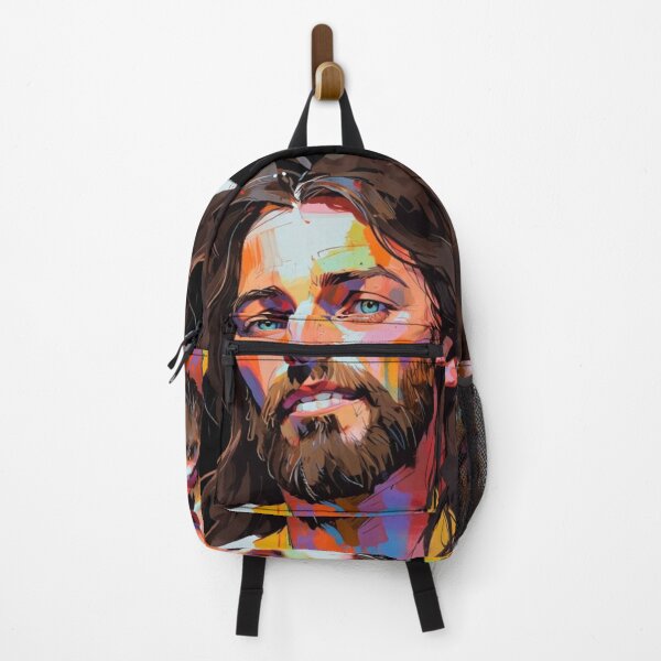 Item preview, Jesus in vibrant contrasting expressionism style 1 designed and sold by Warih.