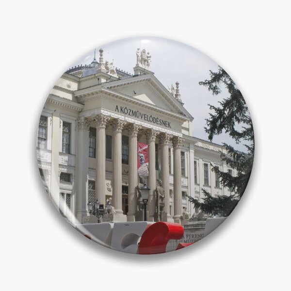 Item preview, A walking in the center of Szeged city in southwestern Hungary in a sunny spring day. Ferenc Mora Museum.  designed and sold by Maurizio Fabbroni.