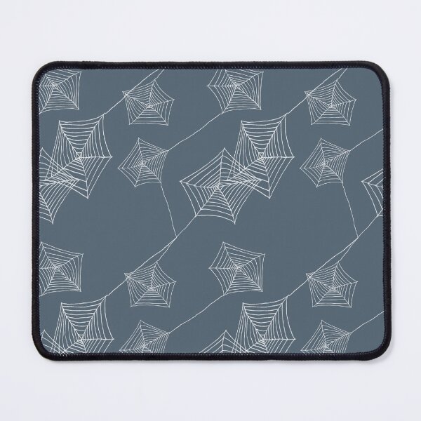 Aperçu de l'œuvre Motif sans couture de toile d'araignée sur fond gris créée et vendue par by Mònica Roca.
