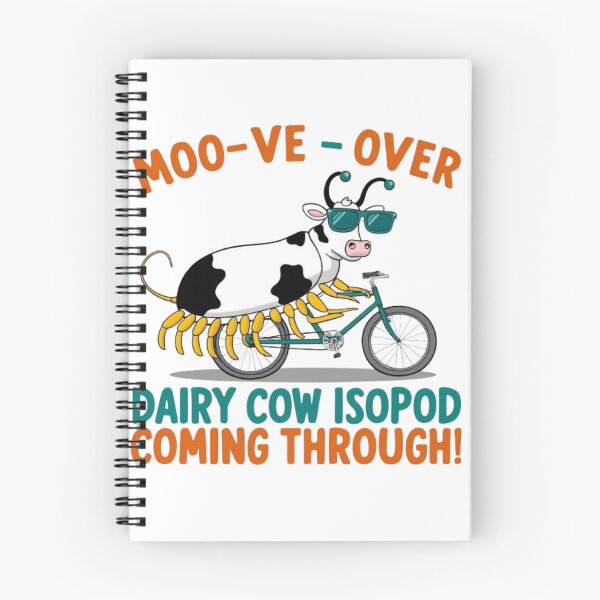 Item preview, Moo-ve over dairy cow Isopod Moo Magic Moments coming through cool colorful designed and sold by RabiaDesigns.