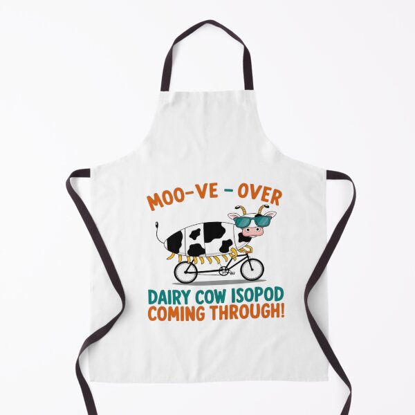 Item preview, Moo-ve over dairy cow Isopod Moo Barnyard Elegance: coming through cool colorful designed and sold by RabiaDesigns.