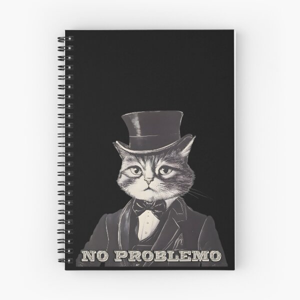 Artikelvorschau, No Problemo Cat Retro | Katzenliebhaber Lustiges süßes Geschenk entworfen und verkauft von ViralBrowser.