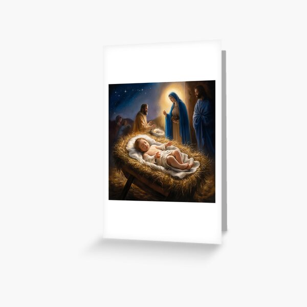 Item preview, JESUS IN A MANGER  designed and sold by Obinne.