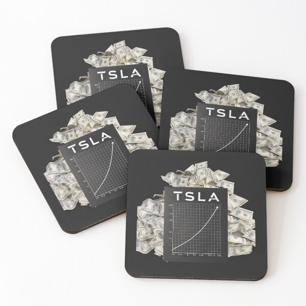 Item preview, Tesla stock price designed and sold by TEEJAMBOREE.