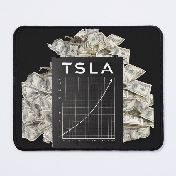 Item preview, Tesla stock price designed and sold by TEEJAMBOREE.