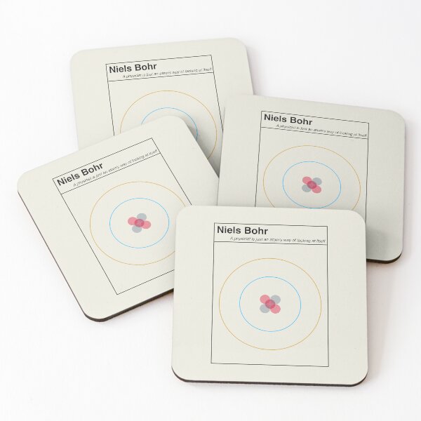 Item preview, Niels Bohr Physics  Minimalist Abstract Art Design designed and sold by kakarikihill.