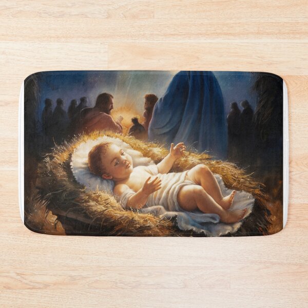 Aperçu de l'œuvre JÉSUS DANS LA CRÈCHE créée et vendue par Obinne.