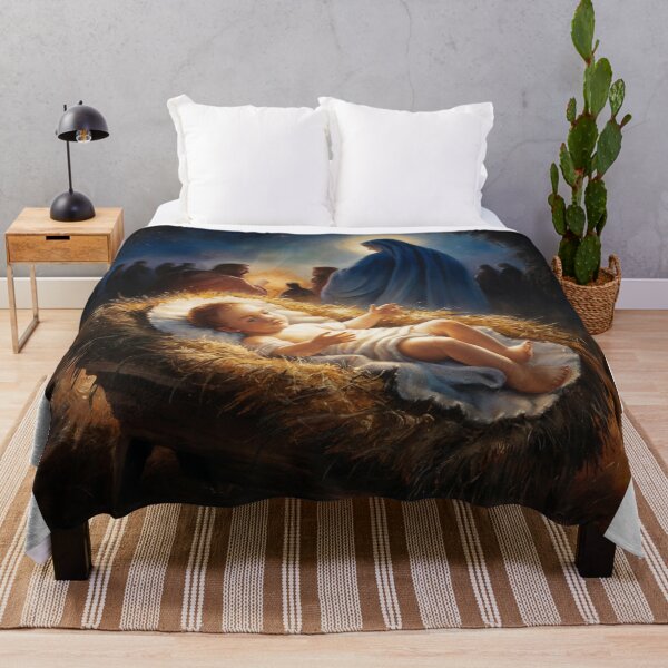 Item preview, JESUS IN THE MANGER designed and sold by Obinne.