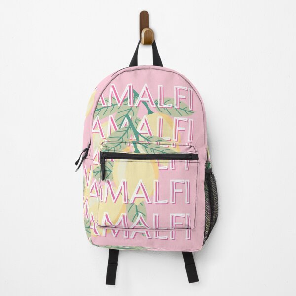 Item preview, Amalfi Coast, Italy, Travel Art, Preppy, Minimalist, Pink designed and sold by Magic Love Art Print.