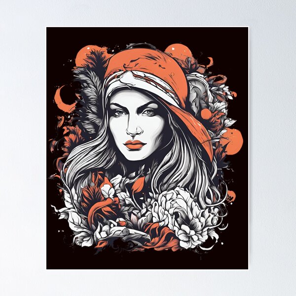 Item preview, Woman and Flowers Gifts designed and sold by Marcin-PL.