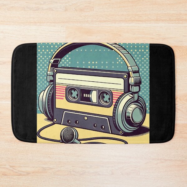 Item preview, Retro Cassette Player Pop Art Style designed and sold by artofuniverse.
