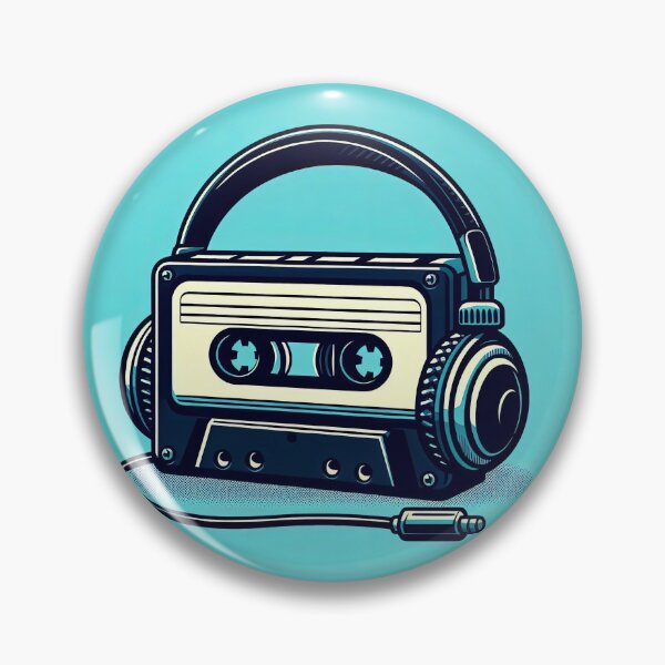 Item preview, Retro Cassette Player Pop Art Style designed and sold by artofuniverse.