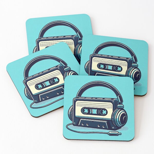 Item preview, Retro Cassette Player Pop Art Style designed and sold by artofuniverse.