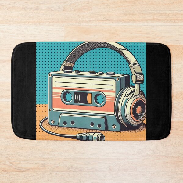 Item preview, Retro Cassette Player Pop Art Style designed and sold by artofuniverse.