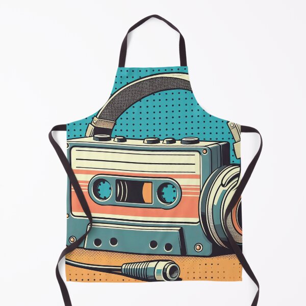 Item preview, Retro Cassette Player Pop Art Style designed and sold by artofuniverse.