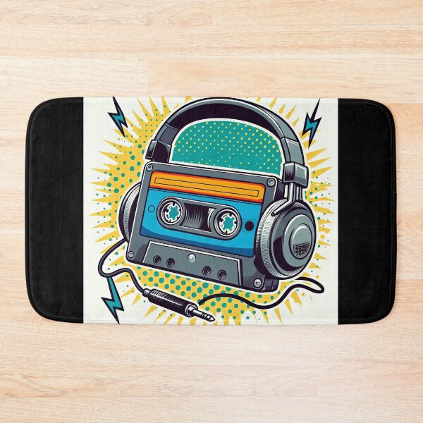 Item preview, Retro Cassette Player Pop Art Style designed and sold by artofuniverse.
