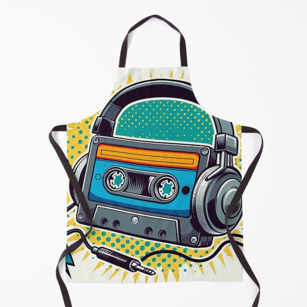 Item preview, Retro Cassette Player Pop Art Style designed and sold by artofuniverse.