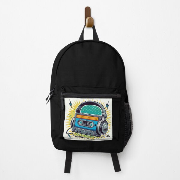 Artikelvorschau, Retro-Kassettenspieler im Pop-Art-Stil entworfen und verkauft von artofuniverse.