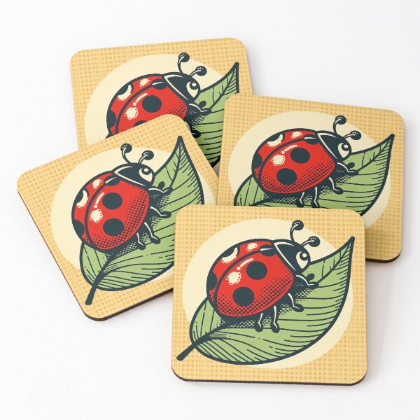 Item preview, Ladybug Pop Art Style designed and sold by artofuniverse.