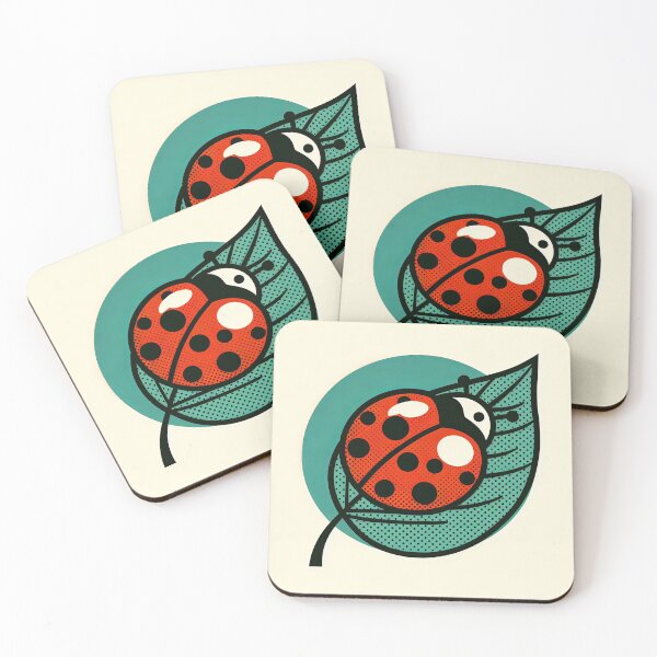 Item preview, Ladybug Pop Art Style designed and sold by artofuniverse.