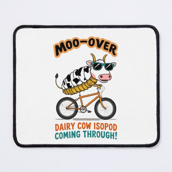 Item preview,  Moo-ve over dairy cow Isopod Bovine Beauty: coming through cool colorful designed and sold by RabiaDesigns.