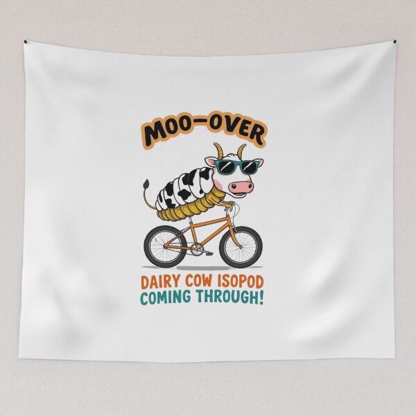 Item preview,  Moo-ve over dairy cow Isopod Bovine Beauty: coming through cool colorful designed and sold by RabiaDesigns.