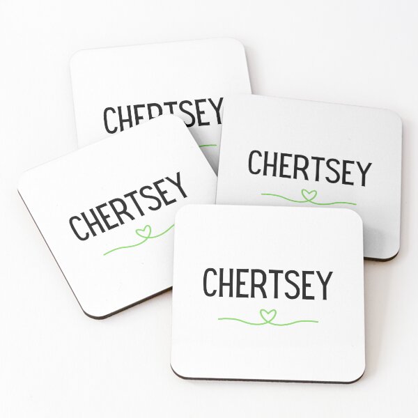 Item preview, Chertsey – Green Heart and Line Design designed and sold by ThatSurreyLife.