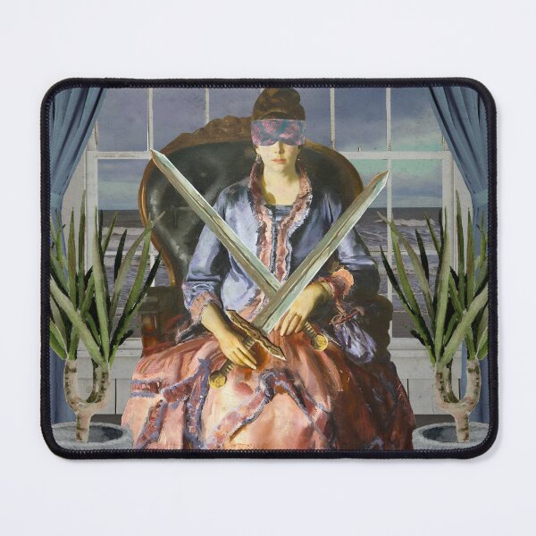 Item preview, Tarot Two Swords Vintage Sea View designed and sold by SoulscapeStudio.