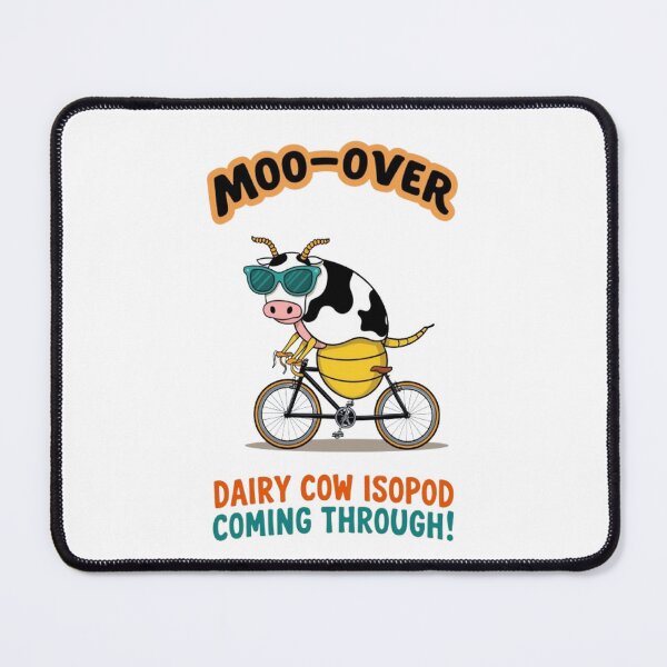 Item preview, Moo-ve over dairy cow Isopod Pastoral Perfection: coming through cool colorful designed and sold by RabiaDesigns.