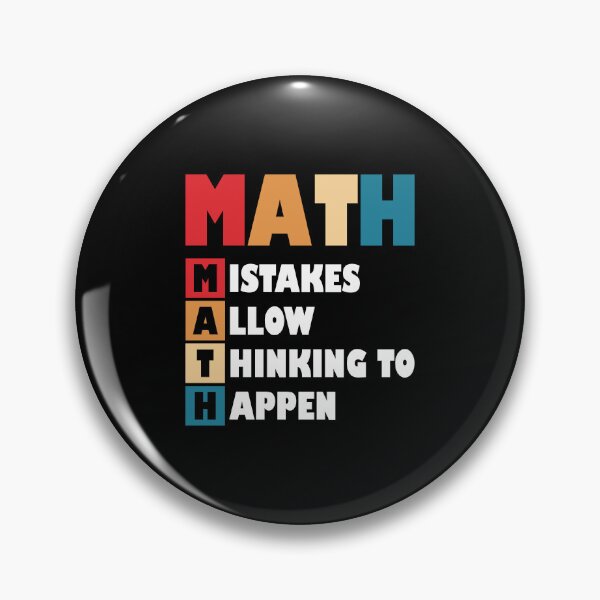Item preview, Mistakes Allow Thinking To Happen Math Teachers Students designed and sold by Stick-Artistry.