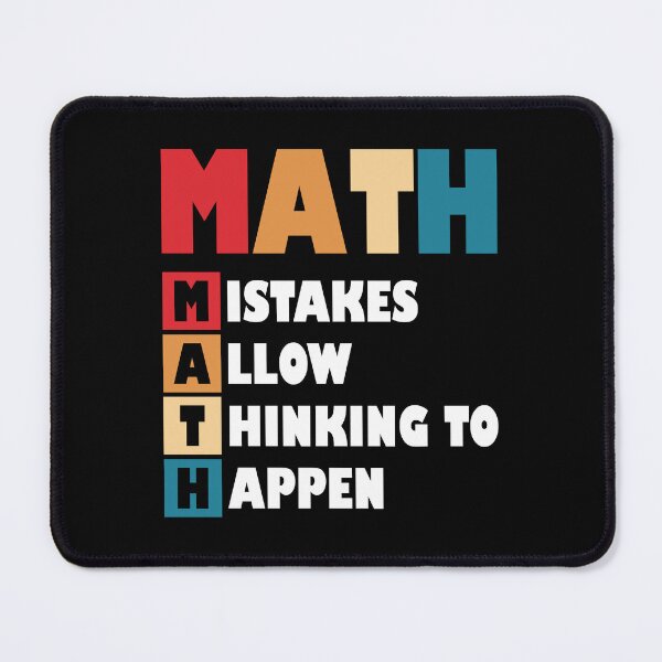 Item preview, Mistakes Allow Thinking To Happen Math Teachers Students designed and sold by Stick-Artistry.
