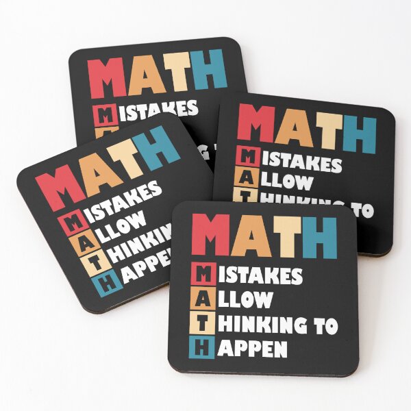 Item preview, Mistakes Allow Thinking To Happen Math Teachers Students designed and sold by Stick-Artistry.