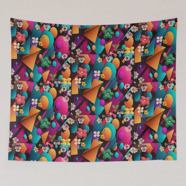 Item preview, great awesome geometrical shapes. designed and sold by painting23.