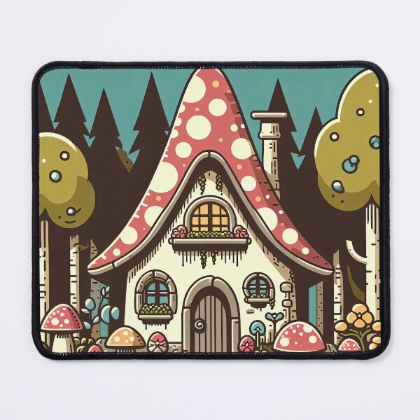 Item preview, Mushroom House Pop Art Style designed and sold by artofuniverse.