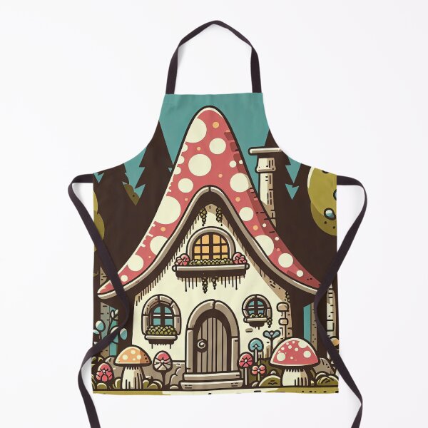 Item preview, Mushroom House Pop Art Style designed and sold by artofuniverse.