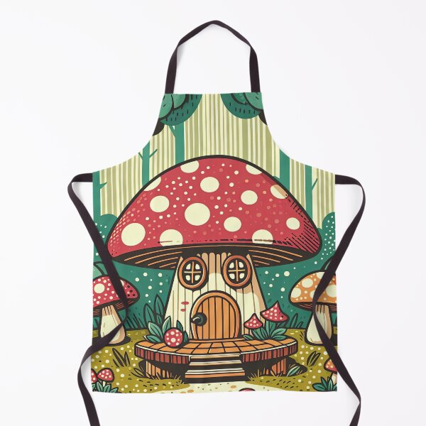 Item preview, Mushroom House Pop Art Style designed and sold by artofuniverse.