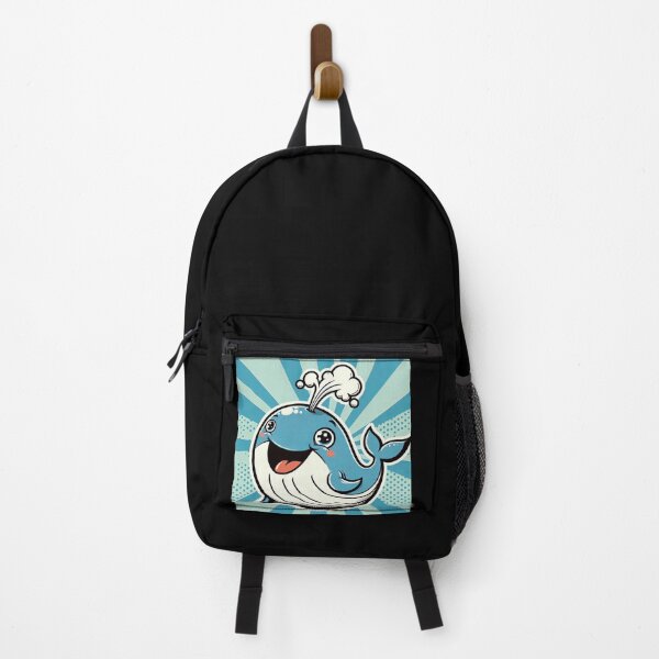 Item preview, Cheerful Whale Pop Art Style designed and sold by artofuniverse.