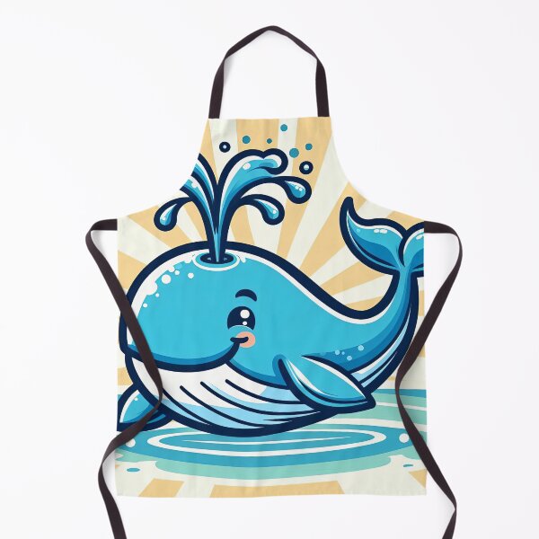 Item preview, Cheerful Whale Pop Art Style designed and sold by artofuniverse.