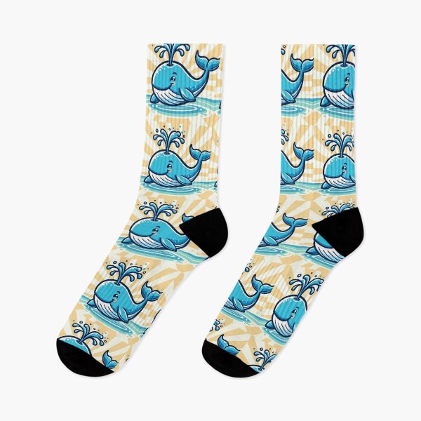 Item preview, Cheerful Whale Pop Art Style designed and sold by artofuniverse.