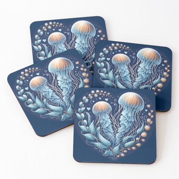 Item preview, Jellyfish Heart Dance designed and sold by EcoArtShop.