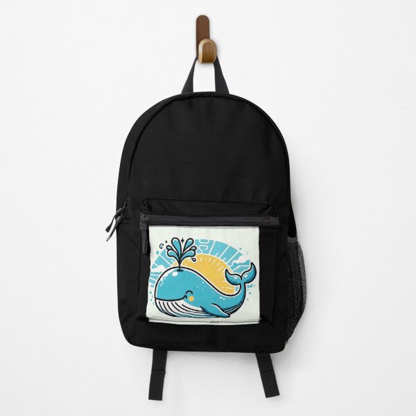 Item preview, Cheerful Whale Pop Art Style designed and sold by artofuniverse.