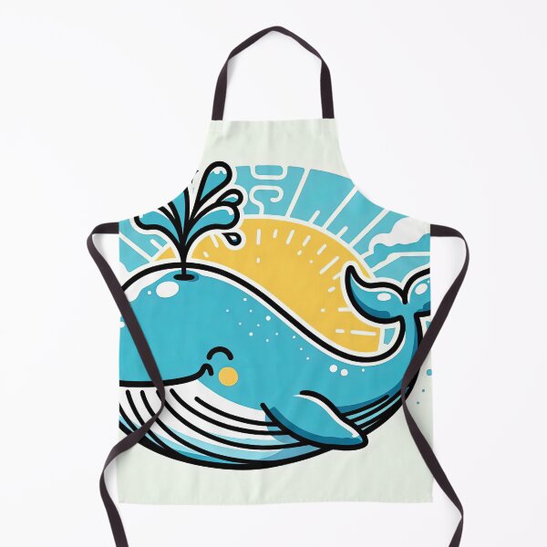 Item preview, Cheerful Whale Pop Art Style designed and sold by artofuniverse.